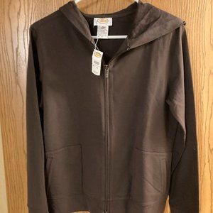 Talbot's Brown Hoodie Women's Medium NWT's